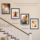 11x14 Frames Black Display Pictures 8x10 with Mat or 11x14 Without Mat Wall Mounting Photo Frame Pack of 3