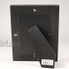 5x7 Weathered Black Wood Picture Frame