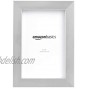 Basics Photo Picture Frame 4 x 6 Nickel Pack of 2