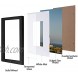eletecpro 16x20 Picture Frame Poster Frame Made of Solid Wood and Tempered Glass with Mats Display 11x14 11x17 With Mat and 16x20 Without Mat