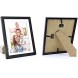 Giftgarden 8x10 Picture Frame Black with Mat Matted to 8 x 10’ Photo for Wall or Tabletop Decor Set of 4