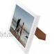 Golden State Art White Photo Wood Collage Frame with Real Glass 8x10