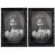 Halloween Decoration 3D Changing Face Moving Picture Frame Portrait Horror Decoration for Horror Party Castle House Home Decoration