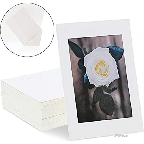 Juvale Cardboard Photo Picture Frame Easel 50 Pack 4 x 6 Inches White