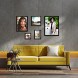 PAXNOK Black 9x9 Frame with Stand and Wall Hanging Option Horizontal or Vertical Wall Anchors Included