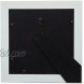 Snap 17FW1483 8x8 Flat Double Mat for 5x5 Photo Wall Mount & Tabletop Picture Frame 5 x 5 White