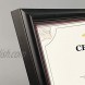 Calenzana 8.5x11 Certificate Document Diploma Frame Black Picture Frames 8.5 x 11 for Wall and Tabletop Display 4 Pack