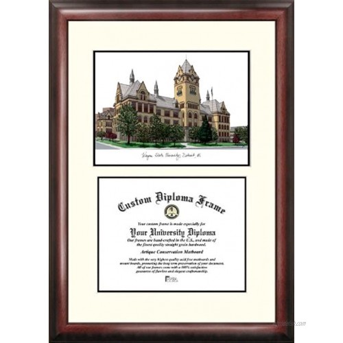 Campus Images MI983V Wayne State University Scholar Diploma Frame 8 x 10