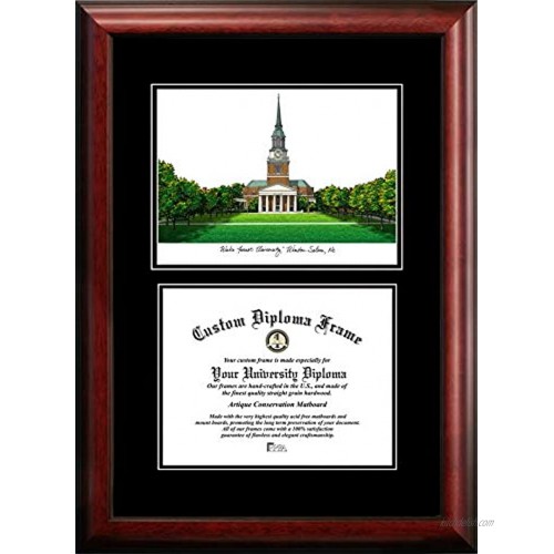 Campus Images NC991D Wake Forest University Diplomate Diploma Frame 11 x 14