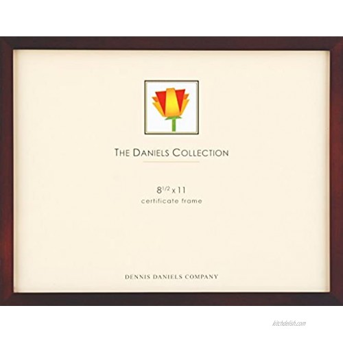 Dennis Daniels Gallery Woods Certificate Frame 8.5 x 11 Inches Walnut Finish