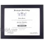 DII Document Frame Made to Display Certificates 8.5x11 Document Frames Certificate Frames Standard Paper Frame
