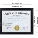 ELSKER&HOME 8.5x11 Certificate Frame Classic Black Color Frame Document&Certificate Displays Displomas 8.5×11 Inch for Document Photo
