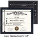 GraduationMall 8.5x11 Diploma Certificate Frame,Wood Grain,UV Protection Acrylic,Wall or Tabletop Display