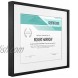 MCS Foundry Gallery Wall Frame 11 x 14 in matted to 8.5 x 11 in Black