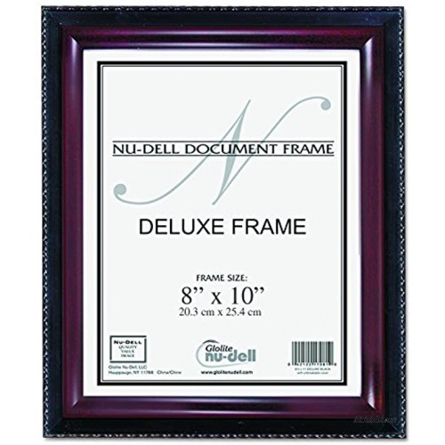 Nu-Dell 8 x 10 Inches Executive Document Certificate Frame Black Mahogany