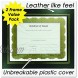 NuDell 21202 Leatherette Document Frame 8-1 2 x 11 Black Pack of Two
