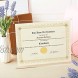 Okuna Outpost Acrylic Document Frame Certificate Holder for Diplomas 8.5 x 11 in 2 Pack