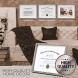 Rustic Grey Diploma Frame Solid Wood 11x14 with Adhesive Wall Hooks Nail Hooks 2 White Mats Sized: 8.5x11 or 8x10 for Documents Degrees Certificate Photo Pictures Certification Tempered Glass