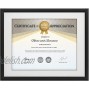 Yeesopin Diploma Frames 11x14 Frame 2rd Generation Upgrade UV Protection Acrylic Certificate Frames Black Degree Frame Tabletop and Wall Hanging Picture Frame