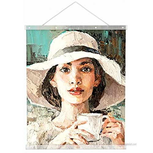 AITEE Magnetic Poster Hanger Frame 18inch ,1Pcs Acrylic Wall Hanging Poster Hanger for Hang Posters Photo Prints  Movie Posters  Canvas Artwork and Painting