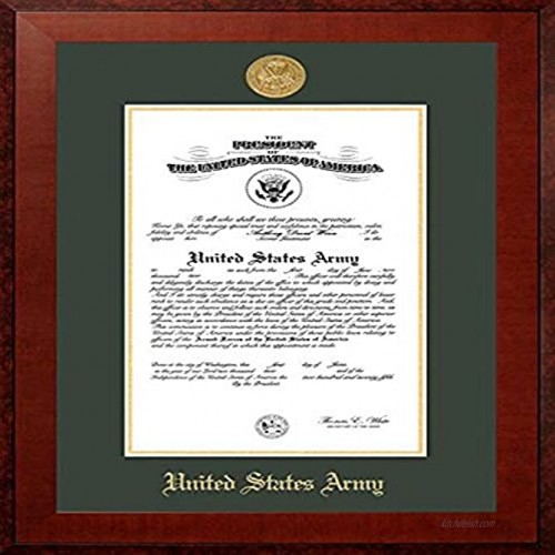 Campus Images ARCHO00111x14 Army Certificate Honors Frame with Gold Medallion 11 x 14