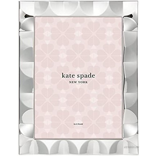 Kate Spade Silver South Street 8 X 10 Scallop Frame 1.80 LB