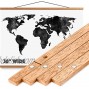 Magnetic Poster Hanger Frame 36 Premium Quality Wood Extra Strong Magnets Quick & Easy Setup Full Hanging Kit for Wall Art Prints Canvas Photos Pictures Artwork Scratch Map 36x24 36x48 36x40