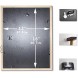 Pine Wood Plexiglass 12x16 Frame Black With Display 10X12 White MAT Wall Mounted Picture Poster Frames 3 12x16 INCH