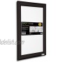 SECO Front Load Easy Open Snap Frame Poster Picture Frame 8.5 x 11 Inches Black Aluminum Frame SN8511Black