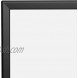 SnapeZo Photo Frame 13x19 Black 1.25 Inch Aluminum Profile Front-Loading Snap Frame Wall Mounting Professional Series