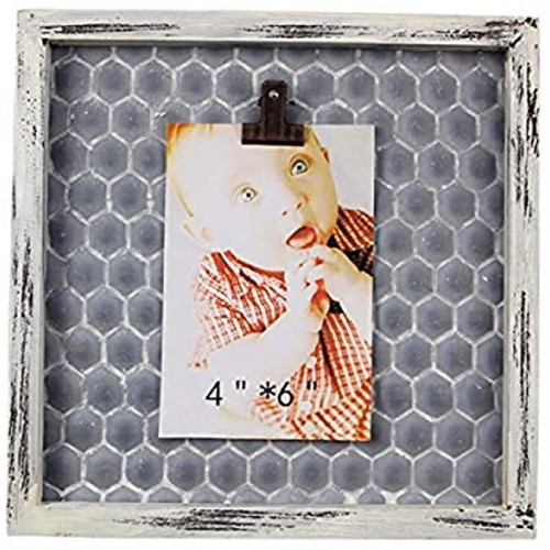 youngs Inc Wood Framed Tin Honeycomb Clip Multi