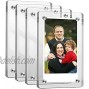 [4 Pack] Fintie Acrylic Magnetic Photo Frame for 3-Inch Film Double Sided Fridge Picture Frame for Fujifilm Instax Mini 11 9 90  Mini Link Printer  Mini LiPlay Film Polaroid Instant Film Clear