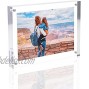 Acrylic Photo Frame Magnetic Acrylic Picture Frames Picture Display Desktop Bookshelf Standing 3.5x5 inch Double Sided Thick Picture Frames Photo Frames Desktop Display 3.5 x 5 inch