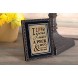Cottage Garden Love You Bushel and a Peck Black Rope Trim 2 x 3 Tiny Frame with Magnet and Easel