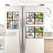 HIIMIEI 4x6 Magnetic Collage Picture Frames for Refrigerator Fridge Magnet Windowpane Collage Photo Pocket Frames 3 Pack Total Hold 12 Pictures