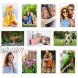 Kurtzy Blank Photo Frame Insert Fridge Magnets 20 Pack For Photos 7 x 4.5cm 2.75 x 1.77 inches Translucent Clear Acrylic Refrigerator Magnets for Small Photos Gifts for Family & Friends