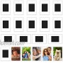 Kurtzy Blank Photo Frame Insert Fridge Magnets 20 Pack For Photos 7 x 4.5cm 2.75 x 1.77 inches Translucent Clear Acrylic Refrigerator Magnets for Small Photos Gifts for Family & Friends