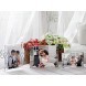 Magicool Premium Acrylic Photo Frame--- Magnet Photo Frame -Double Sied Thick Desktop Frames 5x5 2 pack