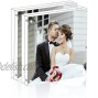 Magicool Premium Acrylic Photo Frame--- Magnet Photo Frame -Double Sied Thick Desktop Frames 5x5 2 pack