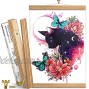 Magnetic Poster Hanger Frame 12 inch – Ash Wood Poster Holder for Pictures Photos Prints Maps and Canvas Artwork – Magnetic Hanging Frame – Great for 11x14 11x17 12x12 12x16 12x18 12x24 12x36 Poster Frame