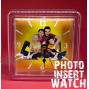 NSD5 Acrylic Square Watch With Magnet Custom Photo Frames S Personalized Snap in Insert Clear Blank DIY Picture Frames-4x4 Size clear 1