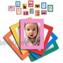 Raxwalker Magnetic Photo Frames and Refrigerator Magnets Holds 4x6 3.5x5 2.5x3.5 Inches Photos,12 PackColorful