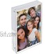 SilverDot Clear Acrylic 4x6 Picture Frame Magnetic Double Sided Desktop Frameless Photo Display Stand for Family Baby Shower and Wedding Photo Frame set of 6