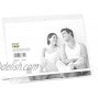 Deknudt S58SD1_13.0x18.0 Transparent Photo Frame 5.4 mm Thick with White Mount Resin 18