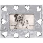 MARIPOSA Open Heart Border 4x6 inch Picture Frame Silver