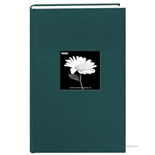 Fabric Frame Cover Photo Album 300 Pockets Hold 4x6 Photos Majestic Teal