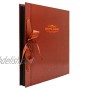 Photo Album 4x6 Holds 500 Photos Black Pages Large Capacity Leather Cover Family Wedding Memory Recording Baby Photo Albums Book Horizontal and Vertical Photos Pages with Cover Removable Brown