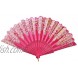 10 PCS Colorful Folding Hand Fan Handheld Fans Summer Vintage Dancing Party Hand Fans for Girls Women … Style 1