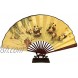 Black Ebony Wood Folding Fan Stand; Sturdy Display Base; Large Decorative Hand Japanese Fan Holder