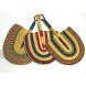 Omaqa One Burkina Faso African Hand Fan Woven 16 Long for Women & Men | Home Decoration